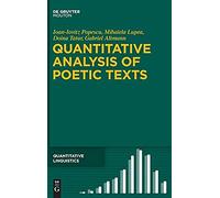 Quantitative Analysis Of Poetic Texts