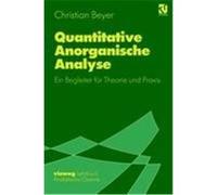 Quantitative Anorganische Analyse Beyer, Christian (Auteur)