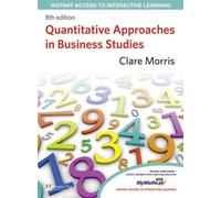 Quantitative Approaches In Business Studies