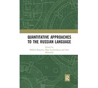 Quantitative Approaches To The Russian Language