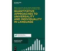 Quantitative Approaches To Universality And Individuality In Language (Issn, 75)