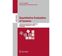 Quantitative Evaluation Of Systems