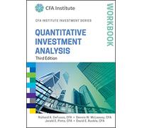 Quantitative Investment Analysis Workbook, 3rd Edition