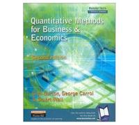 Quantitative Methods For Business And Economics