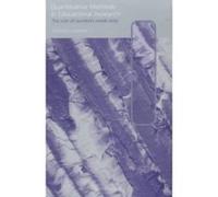 Quantitative Methods in Educational Research Stephen Gorard (Auteur)