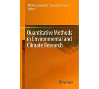 Quantitative Methods In Environmental And Climate Research