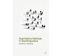 Quantitative Methods In Sociolinguistics