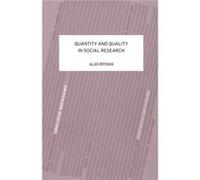 Quantity and Quality in Social Research by Alan Bryman Paperback Book Alan Bryman (Auteur)
