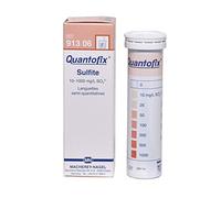Quantofix 1138896 Lot de 100 bâtonnets de test pour sulfite 6 x 95 mm