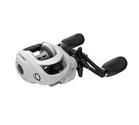 Quantum Accurist Baitcast Fishing Reel, Size 100 Reel, Left-Hand Retrieve, Oversized Non-Slip Handle Knobs and Continuous Anti-Reverse Clutch, One-Piece Aluminum Frame, 7.0:1 Gear Ratio, White