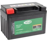 Quantum Energy Batterie Magneti Marelli pour motos et scooters 9AH 12V 120A, technologie AGM étanche, pôle positif gauche