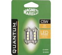 Quantum Energy Magneti Marelli C5W, paire de 3 ampoules LED SMD 12 V pour voiture, prise SV8.5