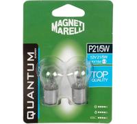 Quantum Energy Paire d'ampoules Biluce Magneti Marelli P21/5W pour Voiture, Connexion Bay15d, 12 V, 21/5 W