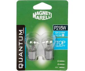 Quantum Energy Paire d'ampoules Biluce Magneti Marelli P21/5W pour voiture, connexion Bay15d, 12 V, 21/5 W