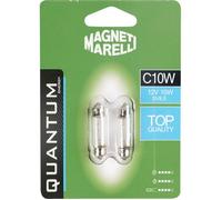 Quantum Energy - Paire d'ampoules de voiture Magneti Marelli C10W torpedo 12V 10W culot SV8.5