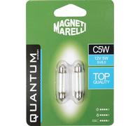 Quantum Energy Paire d'ampoules Magneti Marelli C5W pour voiture torpille, 12 V, 5 W, connexion SV8.5