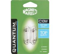 Magneti Marelli 070.00000000009492 C10W Lot de 2 ampoules de voiture 12 V 10 W culot SV8,5