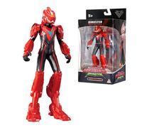 QUANTUM HEROES DINOSTER Figurine de Dinosaure Lucio, 6 Pouces, Enfants Figurine de Jouet pour garçons et Filles 5 6 7 8 9 10 Ans, Rouge