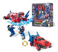 Quantum Heroes DINOSTER Raptor Bolt Wing 22cm-Robot Jouet 2-en-1, dès 5 Ans