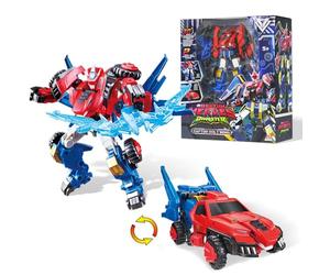 Quantum Heroes DINOSTER Raptor Bolt Wing 22cm-Robot Jouet 2-en-1, dès 5 Ans
