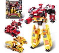 Quantum Heroes DINOSTER Raptor Tron 28cm - Robot 3-en-1, dès 5 Ans | Robot jouet 3-en-1 : alterne entre robot, véhicule de combat et dinosaure. 28cm. Sans piles. Pour enfants dès 5 ans