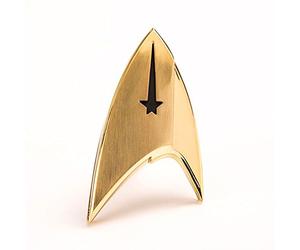 Quantum Mechanix Abysse Corp_BIJQMX001 Insigne Star Trek : Commande, Multicolore.