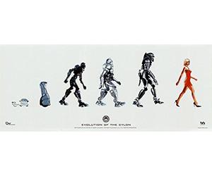 Quantum Mechanix - Battlestar Galactica poster Evolution of The Cylon 74 x 30 cm