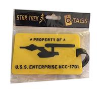 Quantum Mechanix Q-Tags Star Trek U.S.S. Enterprise Luggage Tag