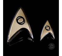Quantum Mechanix - Star Trek: Discovery - Enterprise Science Badge And Pin Set [