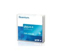Quantum MR-L6MQN-01 Cartouche de Bande LTO-6 Ultrium 2.5To natif / 6.25To compressé, 1.26cm, 846m Longueur de bande, Noir/Gris.