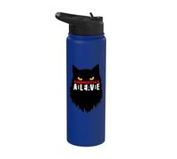 Quantum Physics Le chat de Schrodinger est mort vivant Stainless Steel Insulated Water Bottle