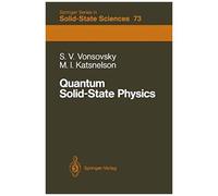 Quantum Solid-State Physics