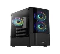 Aerocool Boîtier PC Quantum v3 Midi Noir – MicroATX/ATX/MiniITX – Quantum-G-BK-v3