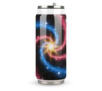 Quantum Vortex Tasse isotherme en acier inoxydable avec couvercle et paille Convient pour une utilisation dans la voiture, les voyages, le fitness, les activités de plein air, les cafés, les bureaux