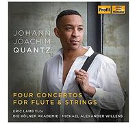 Quantz: Four Flute Concertos For Flute & Strings