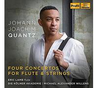 Quantz: Four Flute Concertos For Flute & Strings