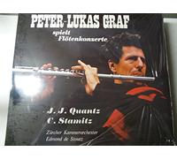 QUANTZ Johann Joachim; STAMITZ Carl "Karel" (Boemia) - QUANTZ, Johann Joachim: Konzert fur flote und Streicher G dur - STAMITZ, Carl: Konzert G dur fur Flote und Streicher--CLAVES - Svizzera-CLA 808 LP-QUANTZ Johann Joachim; STAMITZ Carl "Karel" (Boemia)-GRAF Peter Lukas (flauto traverso - dir); STOUTZ Edmond de (dir); Zurcher Kammerorchester