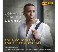 Quantz : Quatre Concertos pour Flûte et Cordes