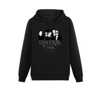 Quanu Indochine Central Tour Mens Funny Unisex Sweatshirts Graphic Print Hooded Black Sweater M