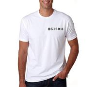 QUANYAN Silence of The Lambs Hannibal Lecter Prison Mens T-Shirt FANNIBAL Halloween Cosplay Sleeved White L