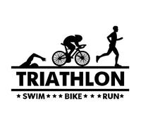 Quanyuchang Autocollants muraux amovibles pour salle de sport, salle de jeux, salon, salle de sport, triathlon