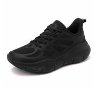 Quanzhou Chaussures de sport à paillettes pour femme avec semelle souple et respirante, Noir , 39 EU étroite