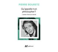Qu'appelle-T-On Philosopher ? - L'atelier D'hannah Arendt