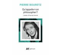 Qu'appelle-T-On Philosopher ? - L'atelier D'hannah Arendt