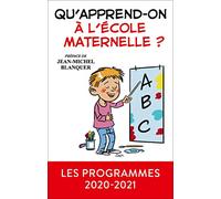 Men – Qu'apprend-on à l'école maternelle ? – Édition 2020-2021