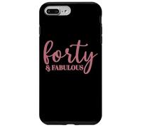 Quarante et Fabuleux, 40 Ans pour Les Femmes Son 40e Coque pour iPhone 7 Plus/8 Plus