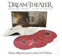 Dream Theater QUARANTIEME: LIVE A PARIS (4LP/FRUIT PUNCH COLORED V VINYL LP NEUF