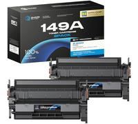 Quark Lot de 2 cartouches de toner 149A avec puce W1490A compatibles avec HP 149A 149X W1490A W1490X Toner Laserjet MFP 4102fdw 4102dw 4102fdn 4102 HP Laserjet Pro 4002dn 4002dw 4002d Noir