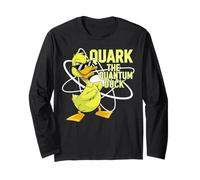 Quark the Quantum Duck Funny Science Nerd Physics Atomic Manche Longue
