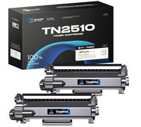 Quark TN-2510 Lot de 2 Cartouches de Toner compatibles avec Brother TN2510 pour imprimante HL-L2400DW HL-L2445DW DCP-L2660DW DCP-2620DW MFC-L2800DW MFC-L2860DW (2 Noir)